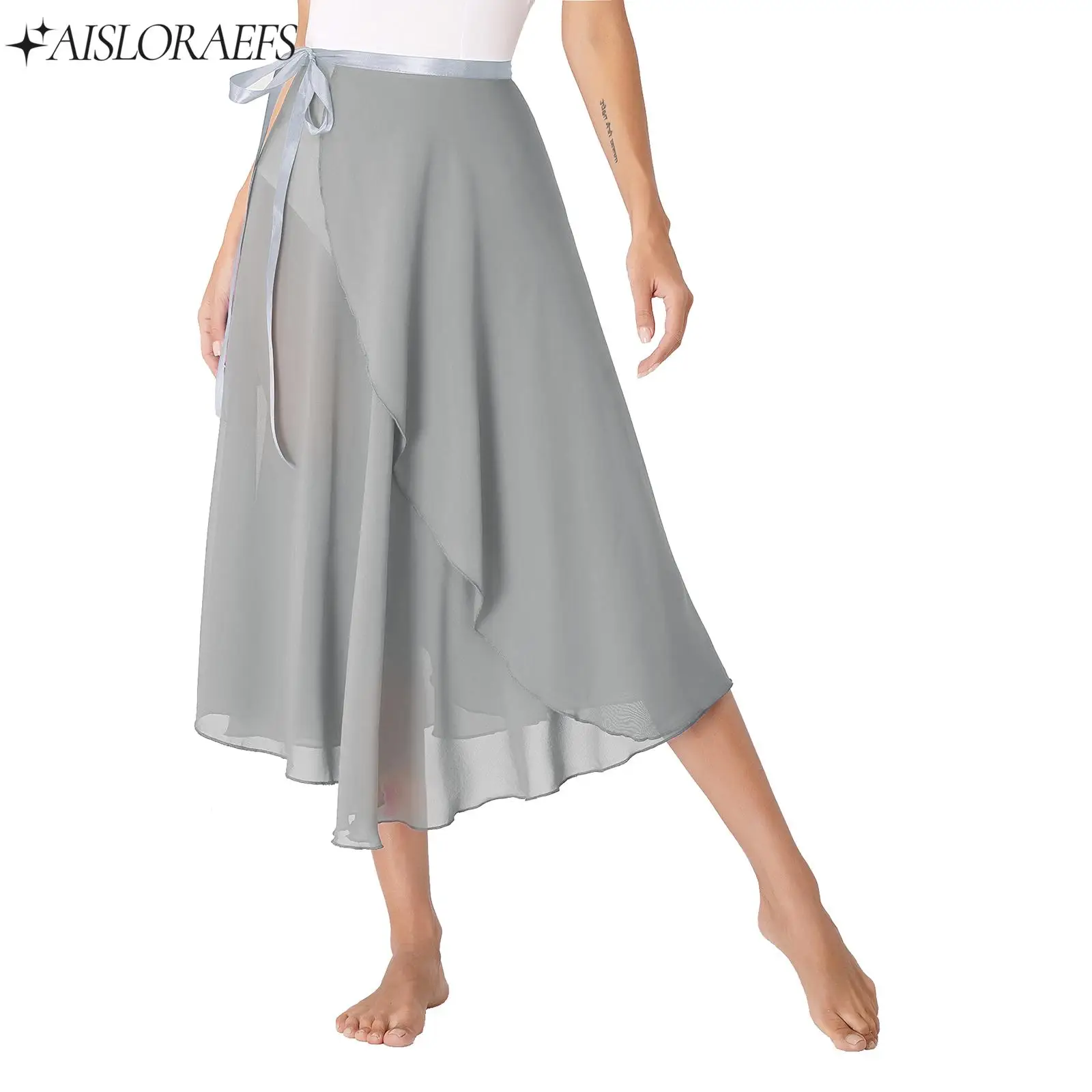 Ballet Dance Skirt Women Adult Lace-Up Flowy Skirt Solid Color Lyrical Modern Dance Practice Leotard Dress Ballerina Dress
Ballet Dance Skirt Women Adult Lace-Up Flowy Skirt Solid Color Lyrical Modern Dance Practice Leotard Dress Ballerina Dress