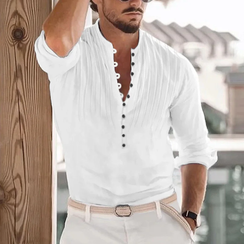 Y2K Men's Shirt Spring Summer Daily Casual Street Fashion Oversized Button Long Sleeve Shirt Hawaiian Beach Top Sleeve Style
Y2K Men's Shirt Spring Summer Daily Casual Street Fashion Oversized Button Long Sleeve Shirt Hawaiian Beach Top Sleeve Style