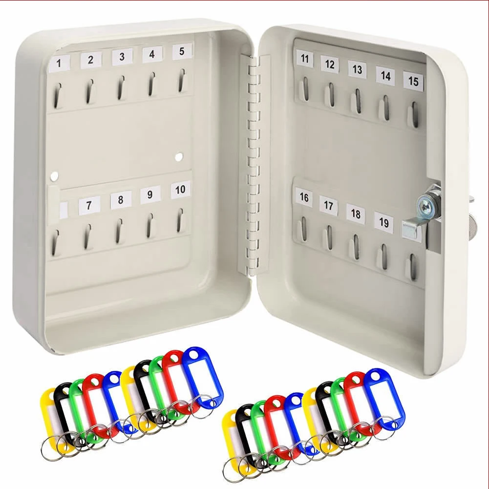 20 Tags Metal Company Security Property Management Storage Box Key Locker Lockable Cabinet Home Office Wall Mounted
20 Tags Metal Company Security Property Management Storage Box Key Locker Lockable Cabinet Home Office Wall Mounted