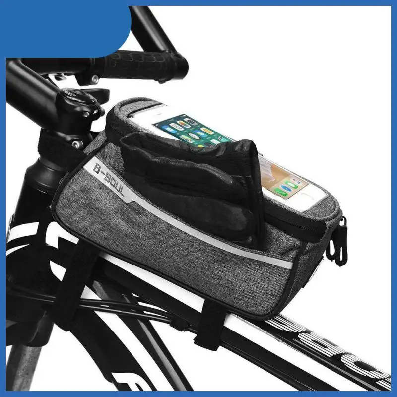 MTB Road Bicycle Bag Front Frame Triangle Bag Bicycle Beam Bag Waterproof Mobile Phone Holder Pannier Bicycle Accessories
MTB Road Bicycle Bag Front Frame Triangle Bag Bicycle Beam Bag Waterproof Mobile Phone Holder Pannier Bicycle Accessories
