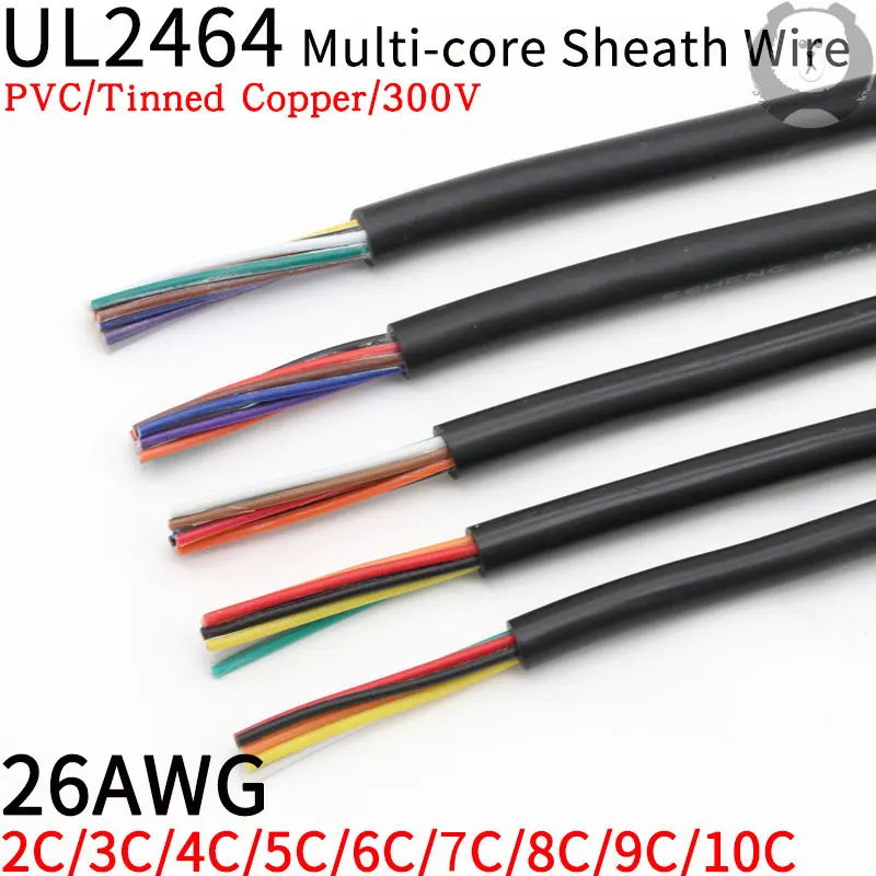 10M 26AWG UL2464 Sheathed Wire Cable Channel Audio Line 2 3 4 5 6 7 8 9 10 Cores Insulated Soft Copper Cable Signal Control Wire
10M 26AWG UL2464 Sheathed Wire Cable Channel Audio Line 2 3 4 5 6 7 8 9 10 Cores Insulated Soft Copper Cable Signal Control Wire