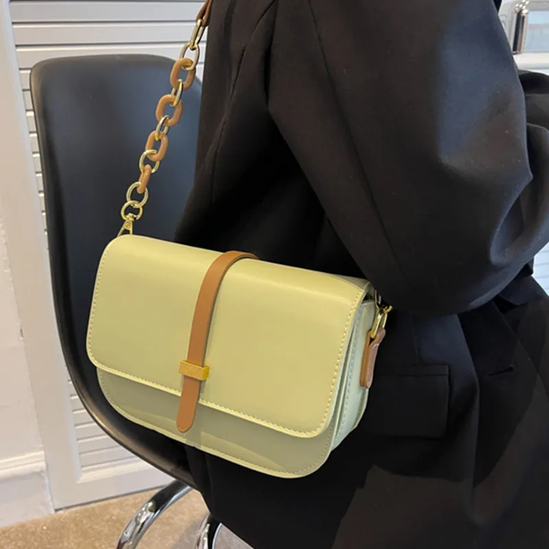 Trend Messenger Bags for Women Quality Soft Leather Crossbody Bag New Casual Chain Handbag Women Simple Small Flap Shoulder Bag
Trend Messenger Bags for Women Quality Soft Leather Crossbody Bag New Casual Chain Handbag Women Simple Small Flap Shoulder Bag