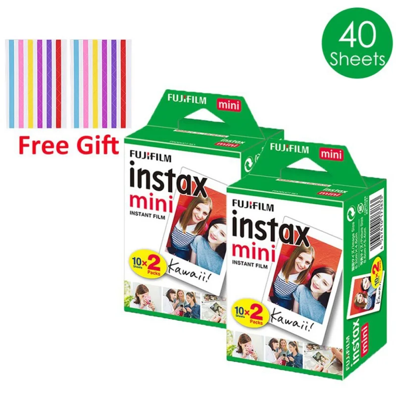 40 sheets Fujifilm Instax Mini 9 Film White Edge Photo Paper Films For FUJI Instant Mini 11 8 7s 25 50s 9 90 Camera & Share 
40 sheets Fujifilm Instax Mini 9 Film White Edge Photo Paper Films For FUJI Instant Mini 11 8 7s 25 50s 9 90 Camera & Share
