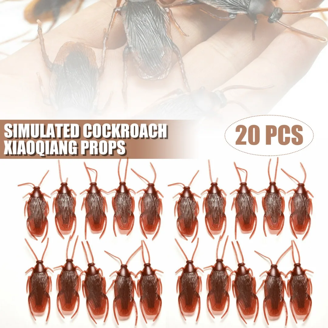 Mayitr 20pcs Plastic Fake Cockroach Special Lifelike Model Simulation Cockroaches Toy Joke Prank Props Realistic Toys
Mayitr 20pcs Plastic Fake Cockroach Special Lifelike Model Simulation Cockroaches Toy Joke Prank Props Realistic Toys