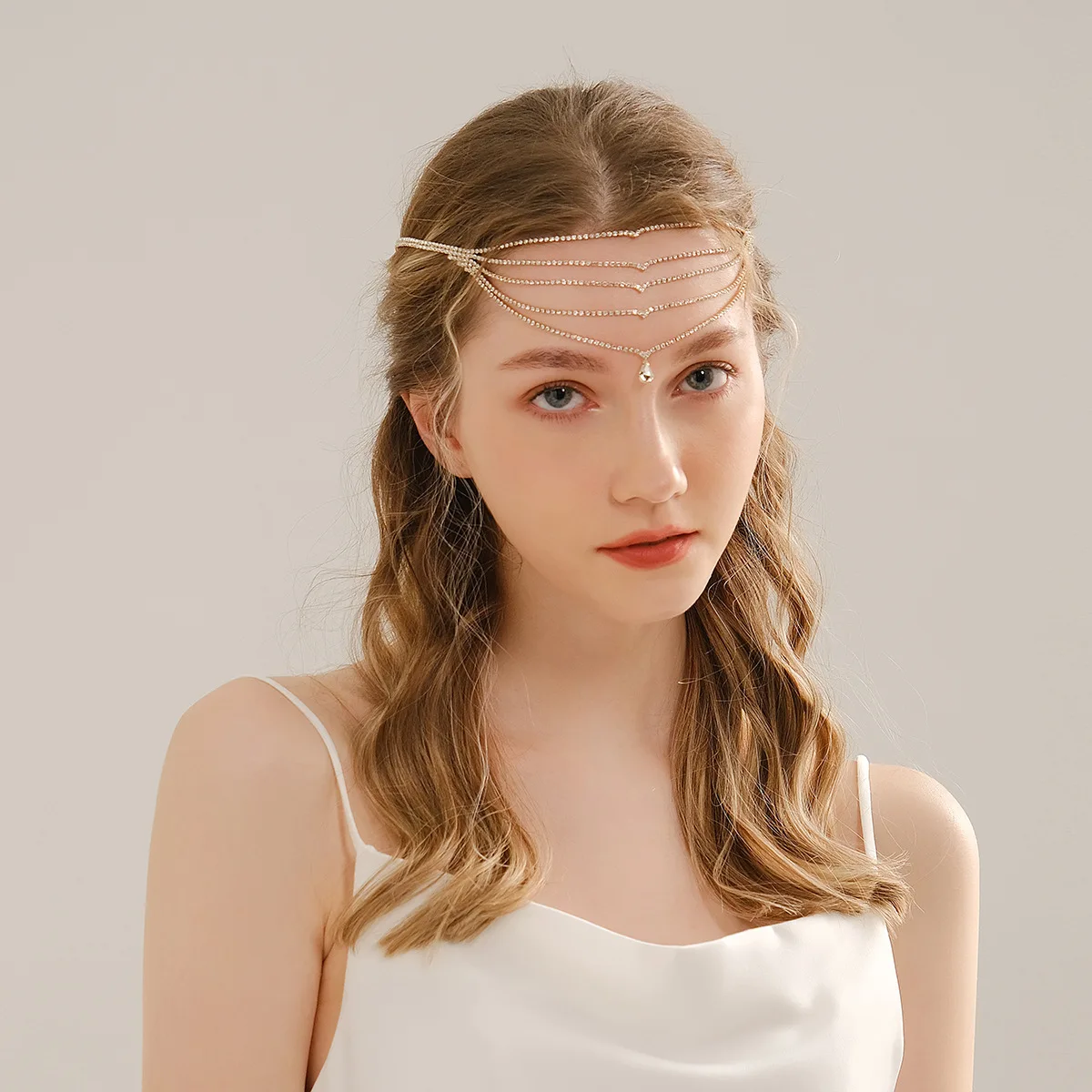 Tassel Rhinestone Forehead Bridal Tiaras Hairbands Hairpins Bridesmaid Diamante Hair Accessories Wedding Jewelry Headwear
Tassel Rhinestone Forehead Bridal Tiaras Hairbands Hairpins Bridesmaid Diamante Hair Accessories Wedding Jewelry Headwear