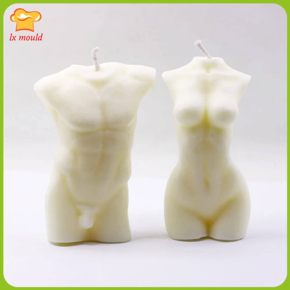 3D Male & Woman Body Soap Mold Candle Gypsum Handmade Food Grade Silicone Mould Nude Man and Female Torsos
3D Male & Woman Body Soap Mold Candle Gypsum Handmade Food Grade Silicone Mould Nude Man and Female Torsos