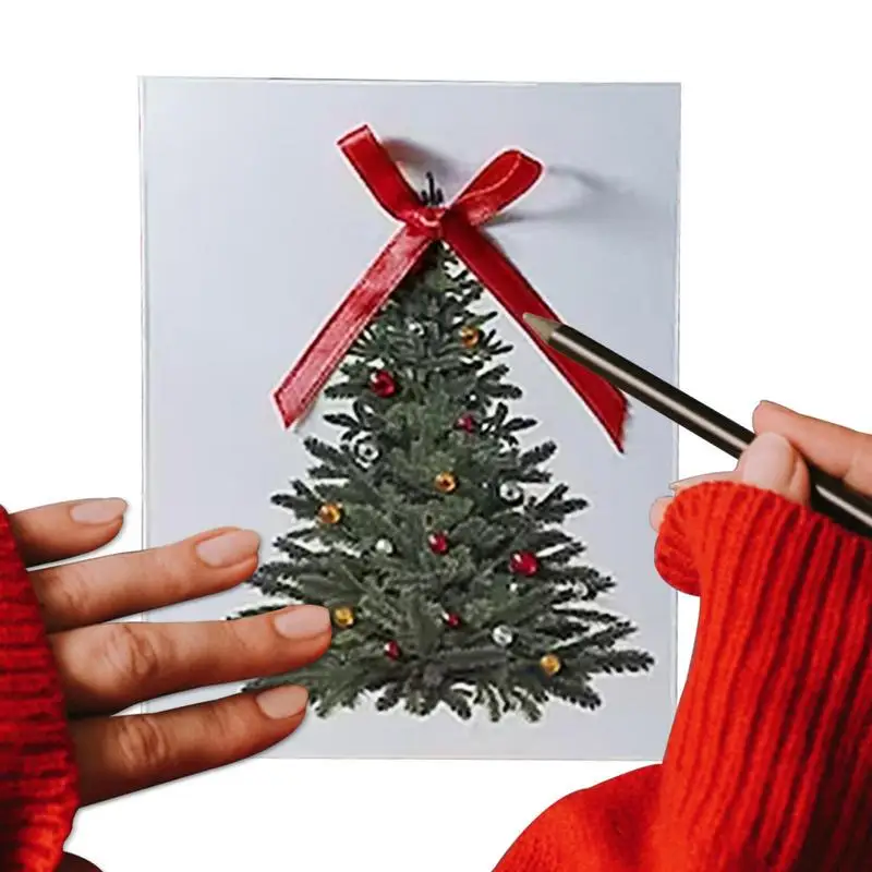 Christmas Tree Greeting Card Blank Papercard Greeting Cards With Tree Pattern Holiday Thank-You Card For Friends Family
Christmas Tree Greeting Card Blank Papercard Greeting Cards With Tree Pattern Holiday Thank-You Card For Friends Family