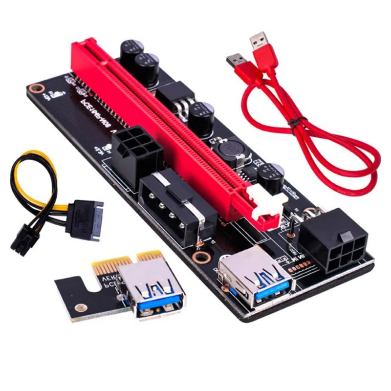 PCI-E 1X to 16X Board Ethereum ETH/GPU Mining PCIe Riser Adapter Computer Accessory
PCI-E 1X to 16X Board Ethereum ETH/GPU Mining PCIe Riser Adapter Computer Accessory
