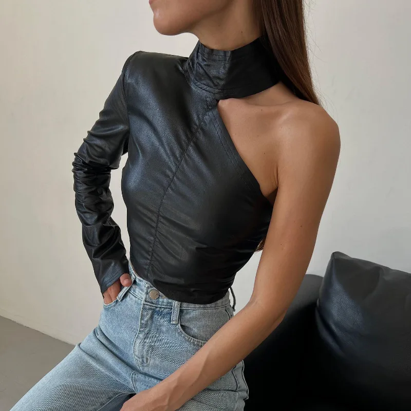 Skinny Summer T Shirts for Women Clothes O-neck Crossover Chest Wraps Y2k Accessories Short Crop Top PU Aesthetic Blusas Mujer
Skinny Summer T Shirts for Women Clothes O-neck Crossover Chest Wraps Y2k Accessories Short Crop Top PU Aesthetic Blusas Mujer