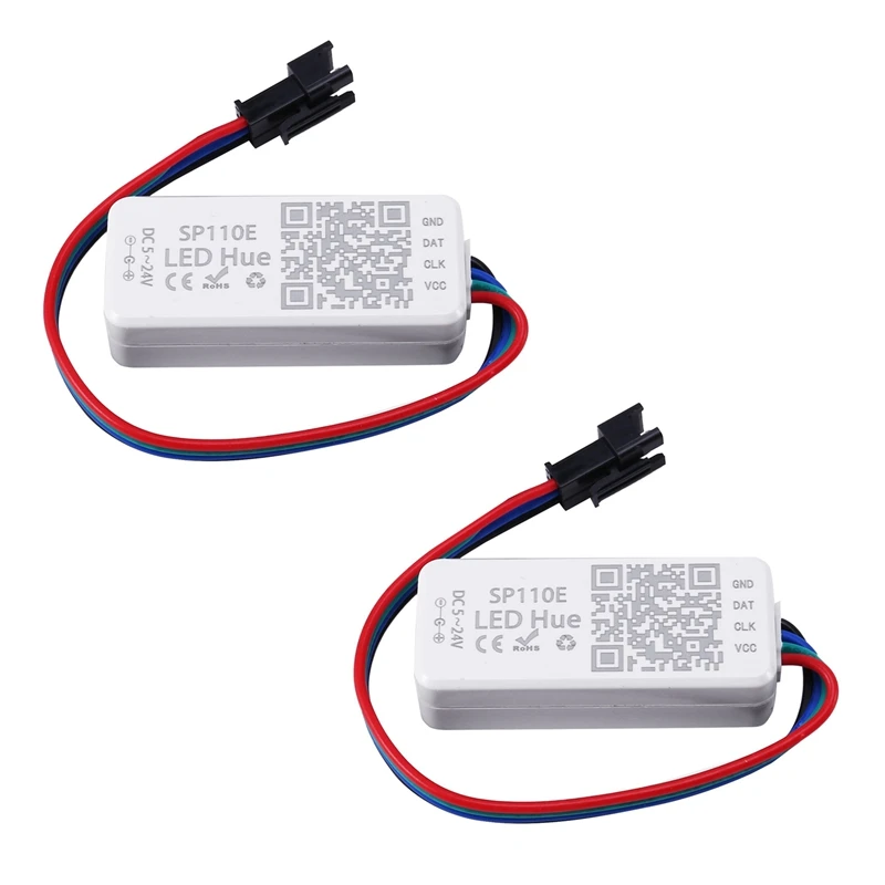 2X WS2812B SK6812RGB SK6812RGBW Bluetooth SP110E Mini Controller, Support ALL LED Strip/Module Light/Panel/String
2X WS2812B SK6812RGB SK6812RGBW Bluetooth SP110E Mini Controller, Support ALL LED Strip/Module Light/Panel/String