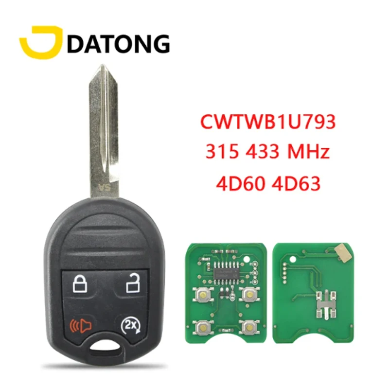 Datong Wolrd автомобиль дистанционного Управление ключ для экспедиция Ford Explorer Телец Flex 315/433 МГц 4D60 4D63 чип CWTWB1U793 Заменить ключ
Datong Wolrd автомобиль дистанционного Управление ключ для экспедиция Ford Explorer Телец Flex 315/433 МГц 4D60 4D63 чип CWTWB1U793 Заменить ключ