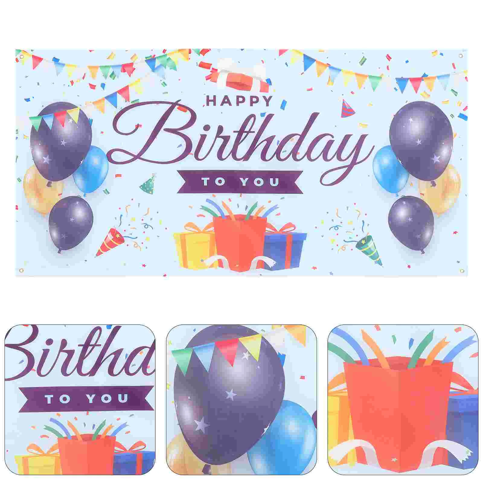 Background Banner Decoration for Birthday Party Hanging Banner Ornament
Background Banner Decoration for Birthday Party Hanging Banner Ornament