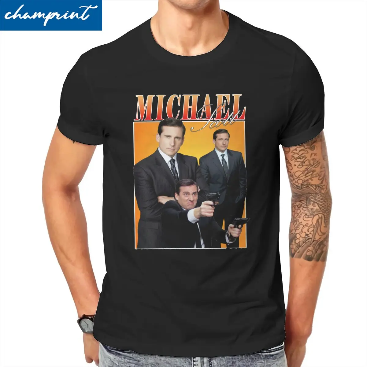 Men's Michael Scott Homage The Office Tv Series T Shirts Cotton Tops Dwight Schrute Jim Halpert Tee Shirt Big Size T-Shirt
Men's Michael Scott Homage The Office Tv Series T Shirts Cotton Tops Dwight Schrute Jim Halpert Tee Shirt Big Size T-Shirt