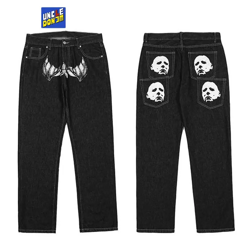 Face printed jeans men casual straight denim cargo jeans Kpop black jeans streetwear men baggy jeans y2k men’s jeans
Face printed jeans men casual straight denim cargo jeans Kpop black jeans streetwear men baggy jeans y2k men’s jeans
