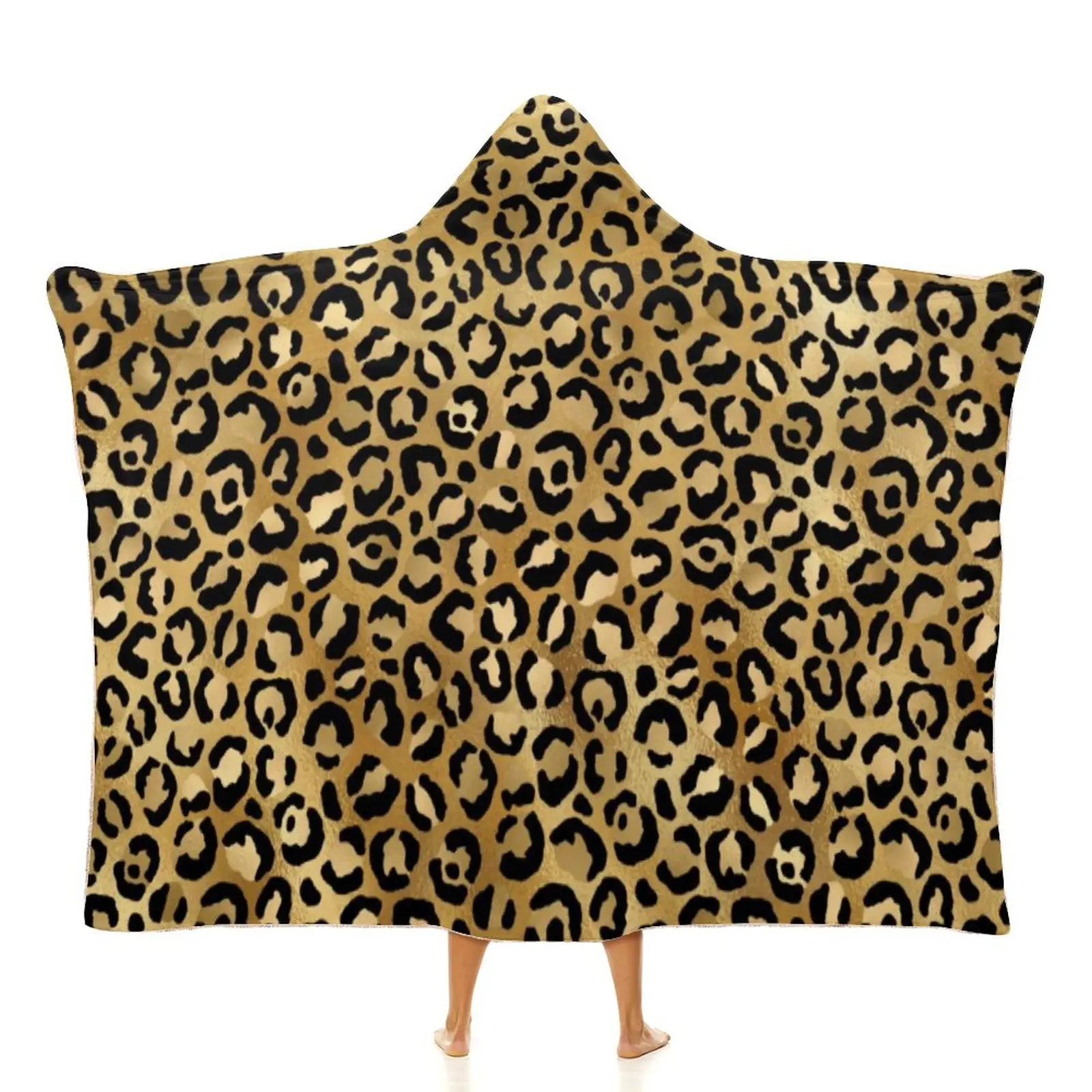 Gold Leopard Blanket Classic Animal Print Fleece Couch Hooded Blanket Super Soft Fashion Funny Bedspread
Gold Leopard Blanket Classic Animal Print Fleece Couch Hooded Blanket Super Soft Fashion Funny Bedspread