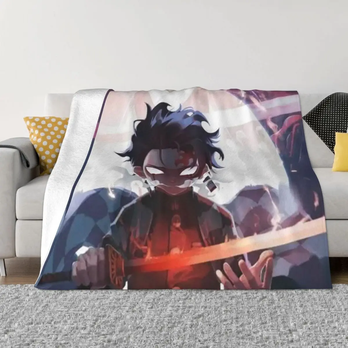 Demon Slayer Anime Blanket Flannel Spring Autumn Cool Warm Throws For Winter Bedding
Demon Slayer Anime Blanket Flannel Spring Autumn Cool Warm Throws For Winter Bedding