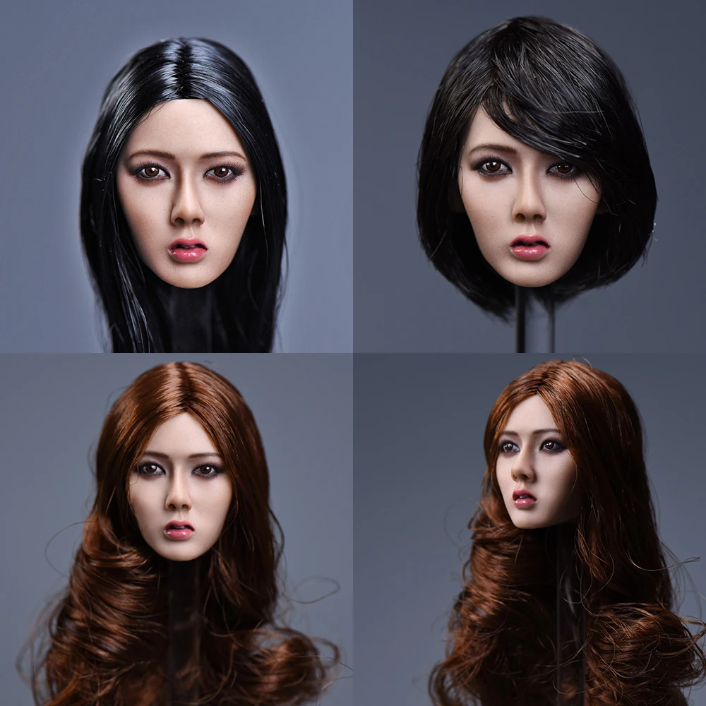 В наличии YMTOYS масштаб 1/6 показать азиатскую красоту Длинные Короткие черные волосы голова скульптура резьба для 12 "PH Женская экшн-фигурка тела
В наличии YMTOYS масштаб 1/6 показать азиатскую красоту Длинные Короткие черные волосы голова скульптура резьба для 12 "PH Женская экшн-фигурка тела