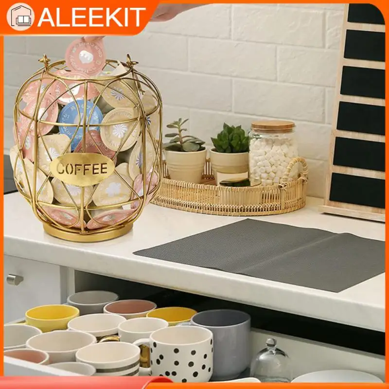 Coffee Capsule Storage Rack Box Metal Frame Coffee Storage Basket Coffee Pod Storage Shelves Crafts Decoration Home Ornaments
Coffee Capsule Storage Rack Box Metal Frame Coffee Storage Basket Coffee Pod Storage Shelves Crafts Decoration Home Ornaments