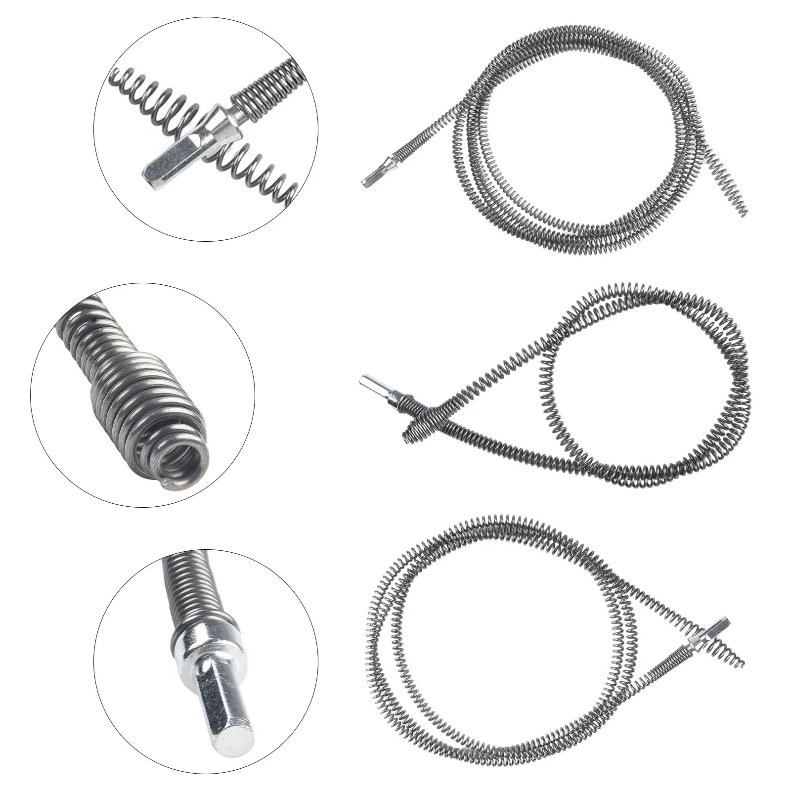 3/2/1 Meter Pipe Unclogger Olive Shaped Head Pipe Unclog Spring Sewer Sink Basin Pipeline Clogged Remover Cleaning Tool
3/2/1 Meter Pipe Unclogger Olive Shaped Head Pipe Unclog Spring Sewer Sink Basin Pipeline Clogged Remover Cleaning Tool