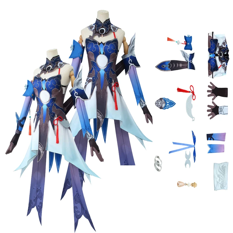 Костюм для косплея джинлю из аниме «Звёздные рельсы»
Костюм для косплея джинлю из аниме «Звёздные рельсы»