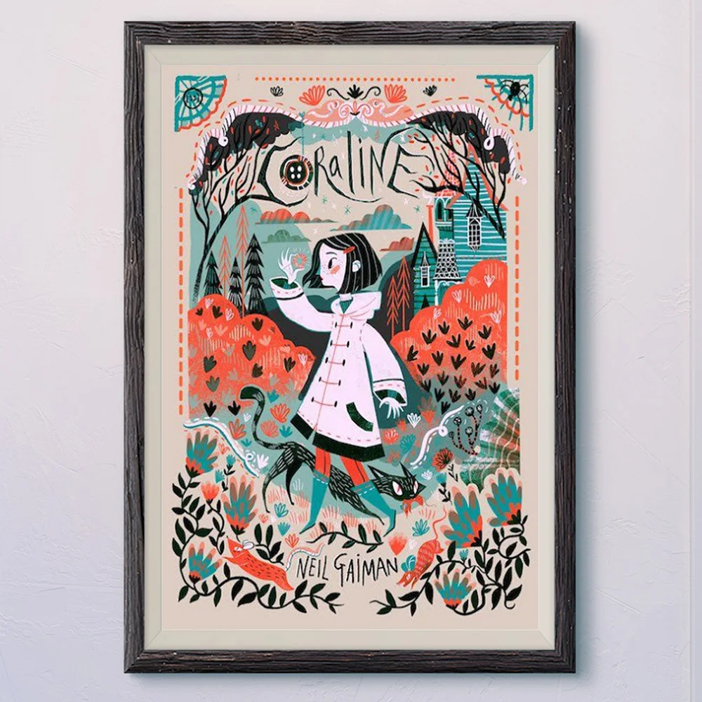 CORALINE NEIL GAIMAN VINGATE Vintage Classic Movie Wall Silk Cloth HD Poster Art Home Decoration Gift
CORALINE NEIL GAIMAN VINGATE Vintage Classic Movie Wall Silk Cloth HD Poster Art Home Decoration Gift