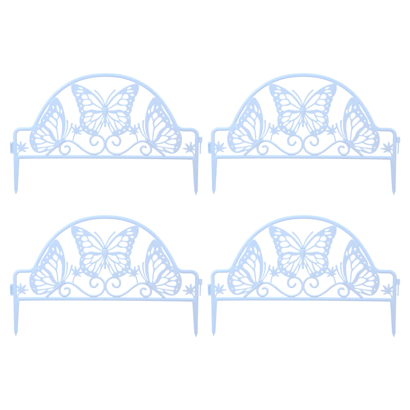 4pcs Garden Fence Outdoor Landscape Fencing Gate Border Folding Patio Flower Bed Barrier Section Edging
4pcs Garden Fence Outdoor Landscape Fencing Gate Border Folding Patio Flower Bed Barrier Section Edging