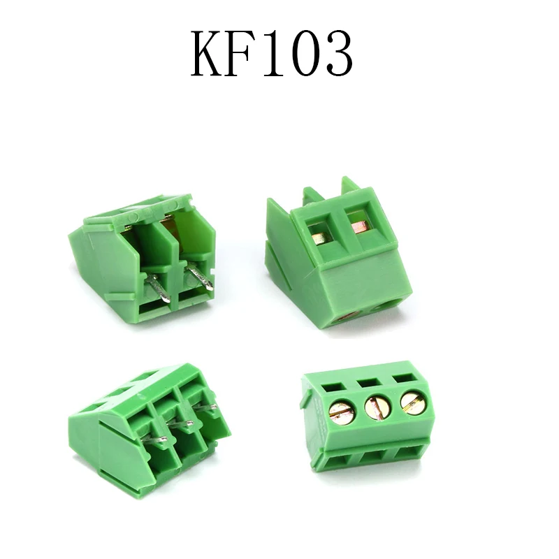 100 шт. KF103 2-контактный 3-контактный 5-миллиметровый тип, разъем для кабеля, зеленый винтовой клеммный блок, провод, прямой контакт, клемма PCB
100 шт. KF103 2-контактный 3-контактный 5-миллиметровый тип, разъем для кабеля, зеленый винтовой клеммный блок, провод, прямой контакт, клемма PCB