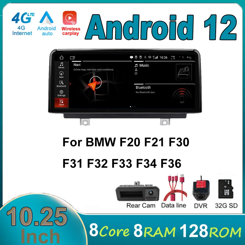 Автомагнитола на Android 12 для BMW, мультимедийная система на Android 12, с GPS, для BMW F20, F21, F30, F31, F32, F33, F34, F36, 10,25 дюйма
Автомагнитола на Android 12 для BMW, мультимедийная система на Android 12, с GPS, для BMW F20, F21, F30, F31, F32, F33, F34, F36, 10,25 дюйма