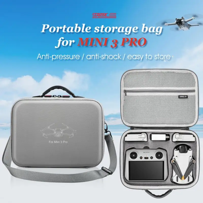 1PC New Suitcase Pure Gray PU For DJI Mini3 Lightweight Portable Two-way Zipper Nylon Fabric Webbing Wear-resistant Bag
1PC New Suitcase Pure Gray PU For DJI Mini3 Lightweight Portable Two-way Zipper Nylon Fabric Webbing Wear-resistant Bag
