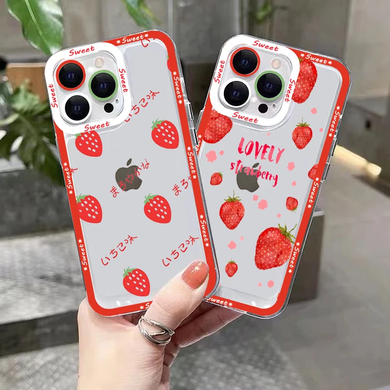 Fresh Fruit Strawberry Phone Case for iPhone 11 12 13 Mini Pro Max 14 Pro Max Case shell
Fresh Fruit Strawberry Phone Case for iPhone 11 12 13 Mini Pro Max 14 Pro Max Case shell