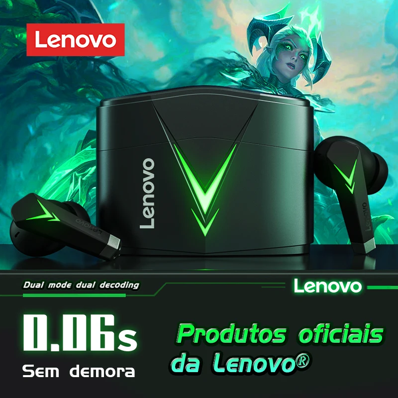 Lenovo ESports Games Earphone 5.0 Bluetooth HD Call Games & Music Mode Switch At Will Cool Style Bluetooth Earphones
Lenovo ESports Games Earphone 5.0 Bluetooth HD Call Games & Music Mode Switch At Will Cool Style Bluetooth Earphones