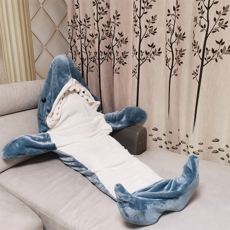 New Style Animal Shark Sleeping Bag One Piece Cool Home Blue Sharks Beanbag 3 Size
New Style Animal Shark Sleeping Bag One Piece Cool Home Blue Sharks Beanbag 3 Size