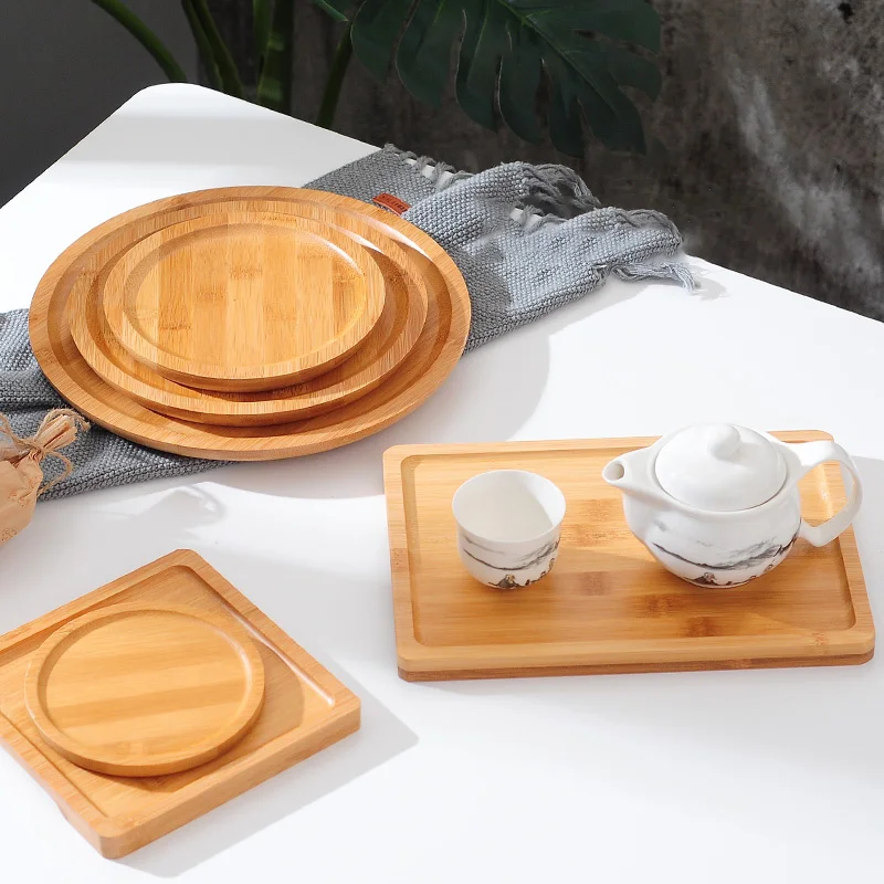 Round Square Bamboo Storage Trays Tea Coffee Wooden Tray Decorative Wood Plate Flower Pots Platos De Madera Kitchen Coaster
Round Square Bamboo Storage Trays Tea Coffee Wooden Tray Decorative Wood Plate Flower Pots Platos De Madera Kitchen Coaster