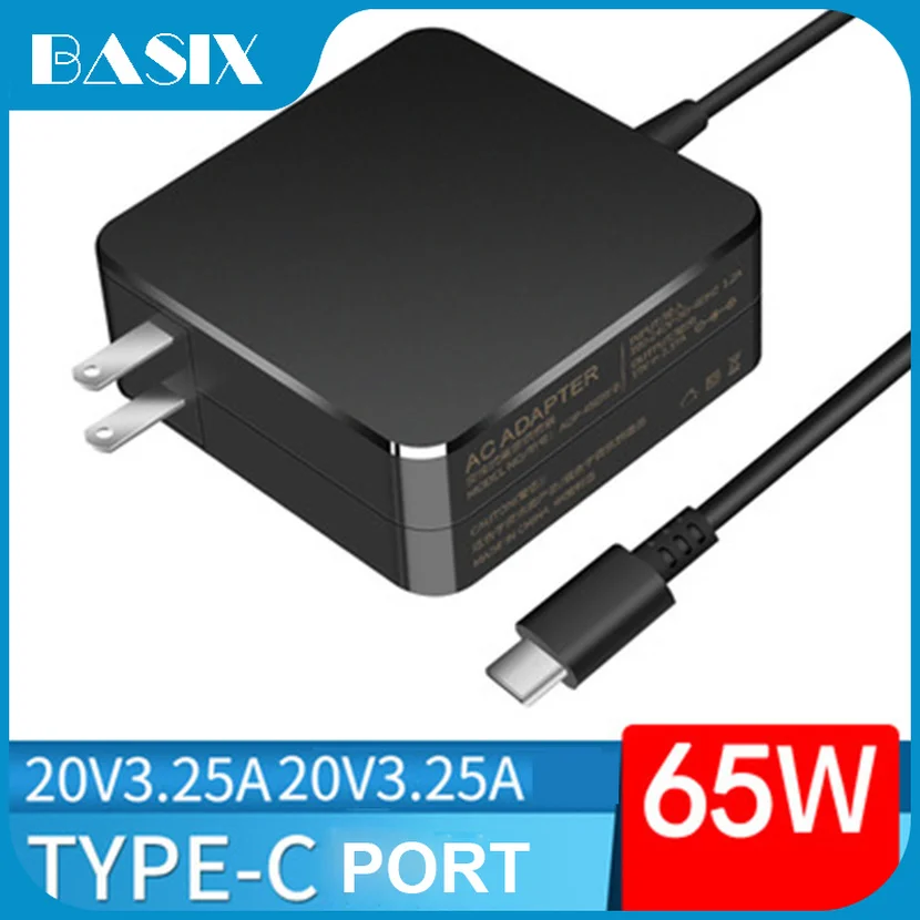 20V 3.25A 65W Type-C Charger Power Supply USB-C AC Adapter Universal for MacBook ASUS HP Adapter For Phone Laptop
20V 3.25A 65W Type-C Charger Power Supply USB-C AC Adapter Universal for MacBook ASUS HP Adapter For Phone Laptop