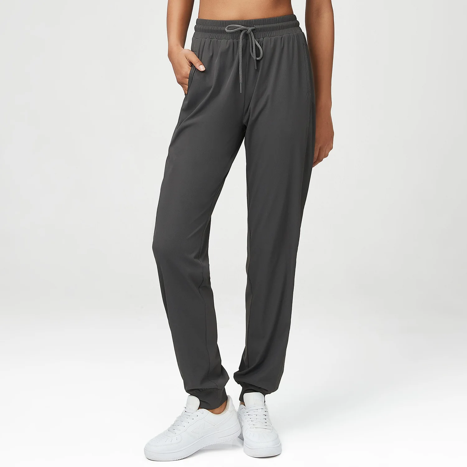 Drawstring Waist Sweatpants Women Solid Color Ribbed Fabric Outdoor Joggers Pants Loose Breathable Running Trousers Sportswear
Drawstring Waist Sweatpants Women Solid Color Ribbed Fabric Outdoor Joggers Pants Loose Breathable Running Trousers Sportswear
