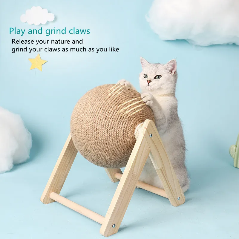 Cat Scratching Ball Toy Kitten Sisal Rope Ball Board Grinding Paws Toys Cats Scratcher Wear-resistant Pet Furniture supplies
Cat Scratching Ball Toy Kitten Sisal Rope Ball Board Grinding Paws Toys Cats Scratcher Wear-resistant Pet Furniture supplies