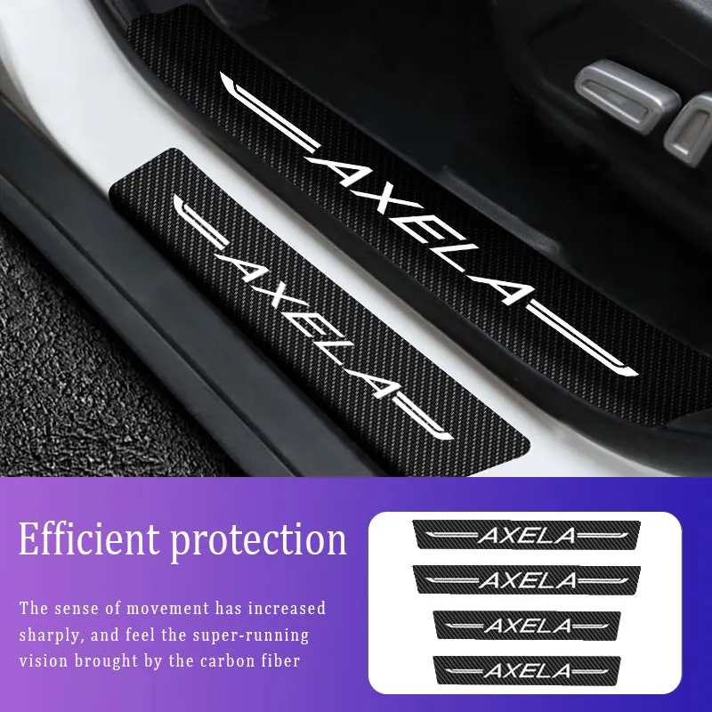 4Pieces/Set Car Door Sticker For Mazda AXELA Logo Styling Threshold Strip Auto Carbon Fiber Scratch Resistant Decals Accessories
4Pieces/Set Car Door Sticker For Mazda AXELA Logo Styling Threshold Strip Auto Carbon Fiber Scratch Resistant Decals Accessories