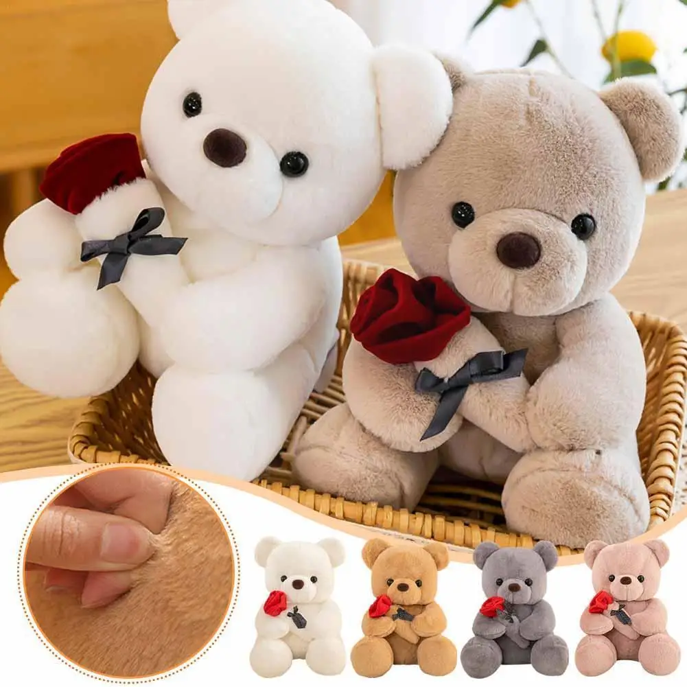 25cm Kawaii Bear With Rose Plush Toy Stuffed Animal I Love You For Girlfriend Birthday Gift Romantic Valentines Day X5x6
25cm Kawaii Bear With Rose Plush Toy Stuffed Animal I Love You For Girlfriend Birthday Gift Romantic Valentines Day X5x6