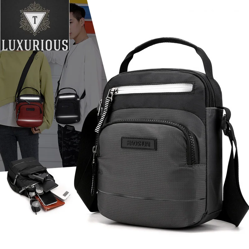High Quality Men Shoulder s Casual Travel Nylon Messenger Multi-pocket Phone Bag Male iPad Pocket Mini Briefcase Handbags
High Quality Men Shoulder s Casual Travel Nylon Messenger Multi-pocket Phone Bag Male iPad Pocket Mini Briefcase Handbags
