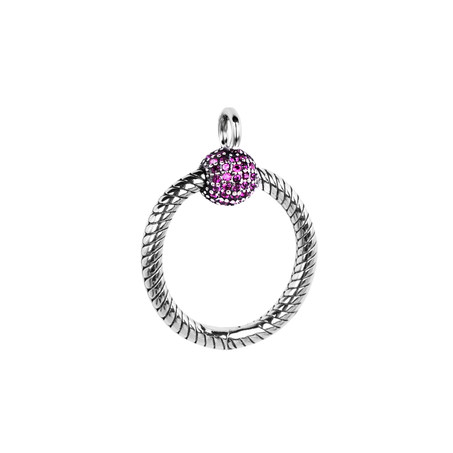 925 Solid Silver Beads Small Medium Big Purple Zircon Pendant Necklace Fit Pandora Original Moment Charms Women DIY Jewelry Gift
925 Solid Silver Beads Small Medium Big Purple Zircon Pendant Necklace Fit Pandora Original Moment Charms Women DIY Jewelry Gift