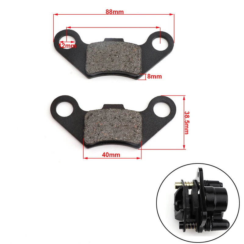 Передние и задние тормозные колодки мотоцикла для ATV 50cc 70cc 90cc 110cc 125cc внедорожники ATV картинг
Передние и задние тормозные колодки мотоцикла для ATV 50cc 70cc 90cc 110cc 125cc внедорожники ATV картинг