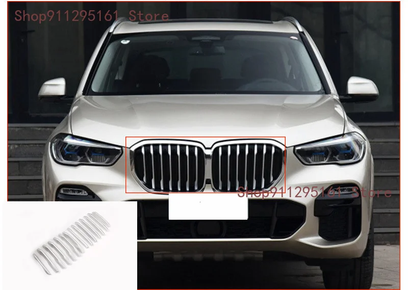 14 шт. для BMW X5 G05 2019 ABS внешняя Передняя решетка для автомобиля аксессуары для отделки
14 шт. для BMW X5 G05 2019 ABS внешняя Передняя решетка для автомобиля аксессуары для отделки