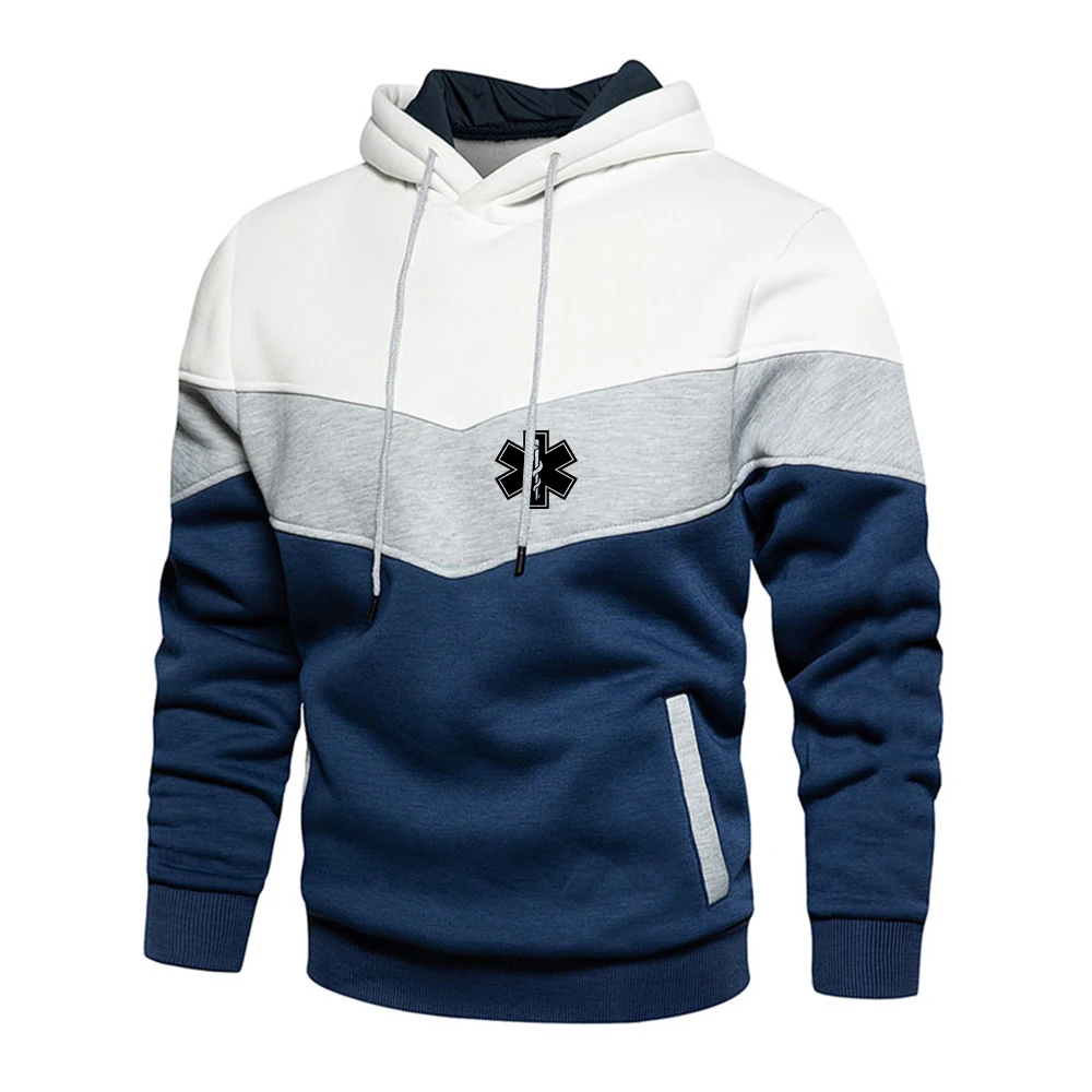 2022 EMT Paramedic Emergency Medical Men's Splicing Hoodies Printing Warm Long Sleeve Sweatshirts Sport Pullover Tops
2022 EMT Paramedic Emergency Medical Men's Splicing Hoodies Printing Warm Long Sleeve Sweatshirts Sport Pullover Tops