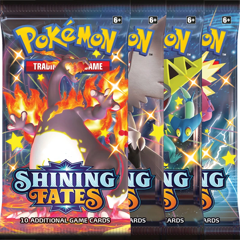 Pokemon SHINING FATES US version of the card PTCG SS4.5 в одной упаковке, дополнительная упаковка, гетерохроматический огнеупорный Дракон V
Pokemon SHINING FATES US version of the card PTCG SS4.5 в одной упаковке, дополнительная упаковка, гетерохроматический огнеупорный Дракон V