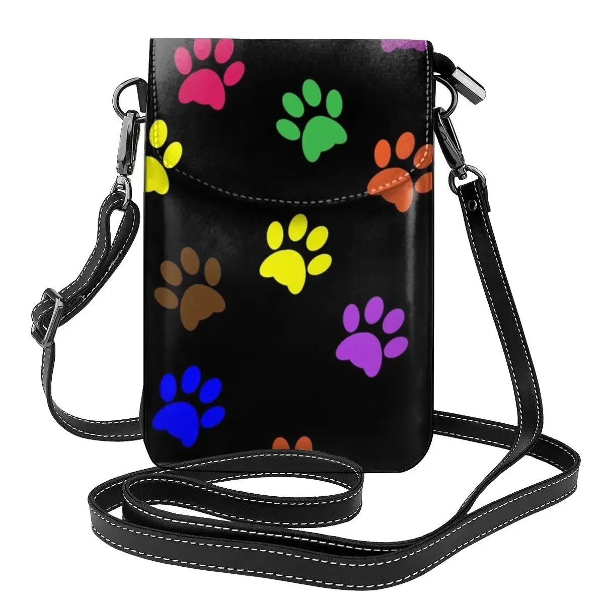 Dog Paw Rainbow Shoulder Bag Animal Travel Student Women Bags Gifts Retro Leather Purse
Dog Paw Rainbow Shoulder Bag Animal Travel Student Women Bags Gifts Retro Leather Purse