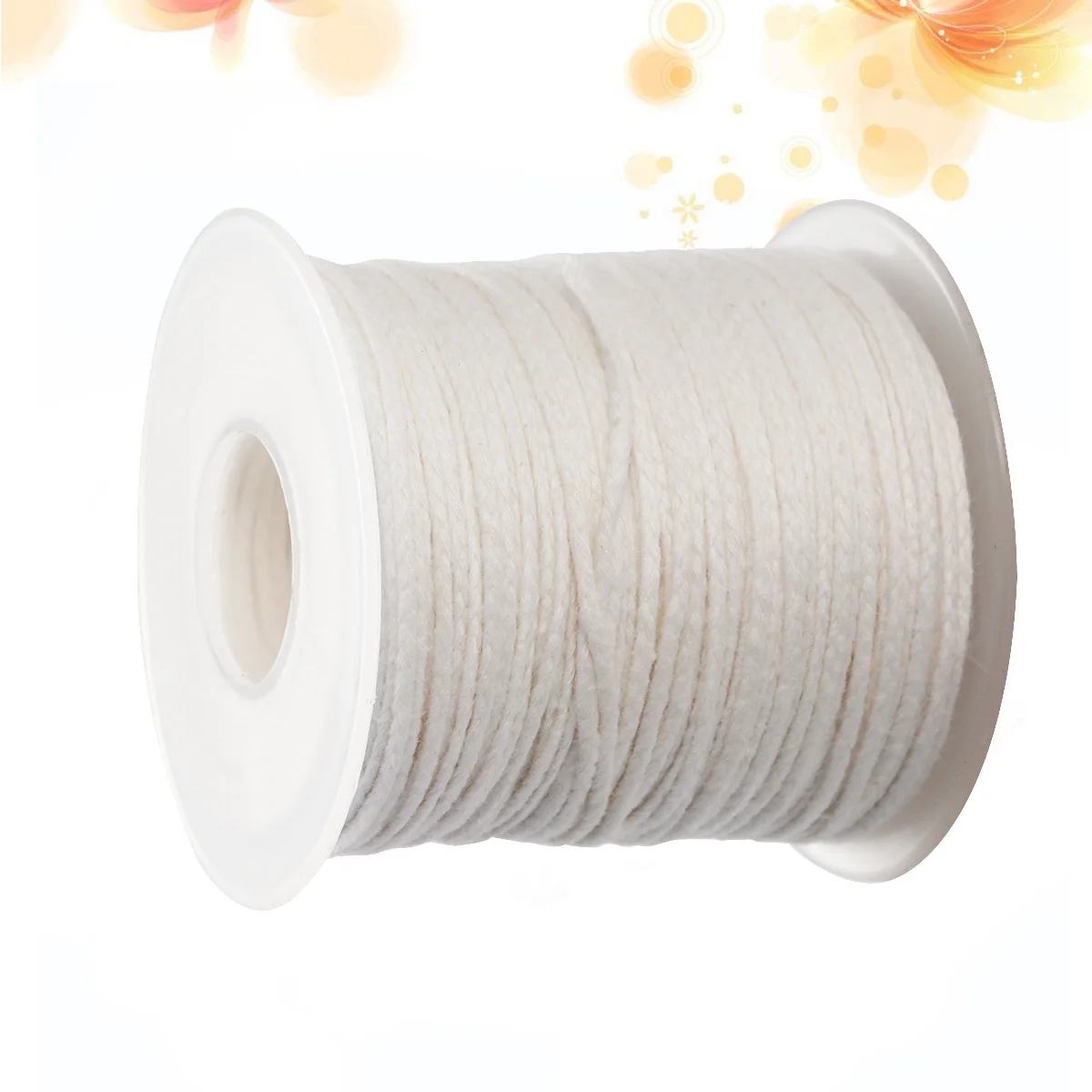 1 Roll 61 Meter Pre Waxed Wicks Candle Making Material DIY Cotton 18 Strands Braided Candle Wick Spool for DIY Candle (White)
1 Roll 61 Meter Pre Waxed Wicks Candle Making Material DIY Cotton 18 Strands Braided Candle Wick Spool for DIY Candle (White)