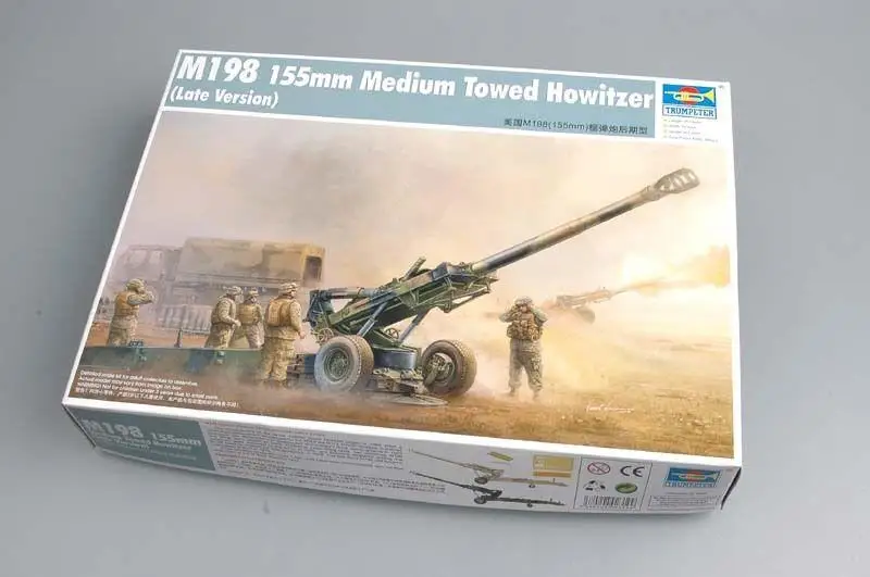 Trumpeter model 02319 1/35 M198(155mm) Medium Towed Howitzerr late plastic model kit
Trumpeter model 02319 1/35 M198(155mm) Medium Towed Howitzerr late plastic model kit
