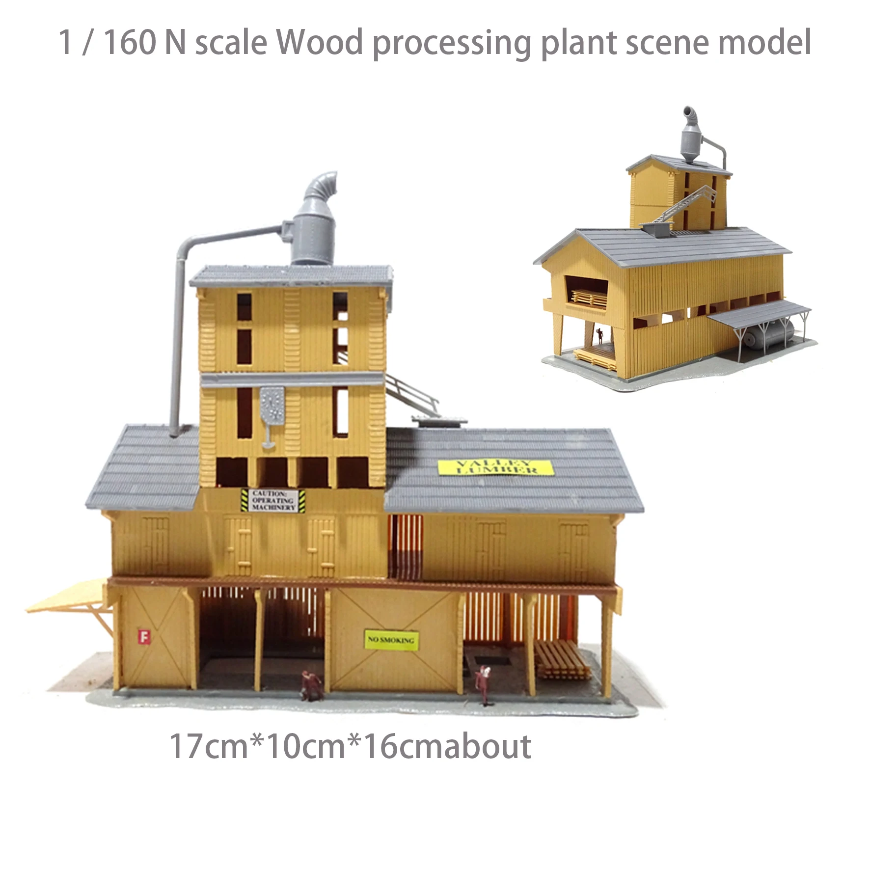 1 / 160 N scale miniature scene model Wood processing plant scene model Train sand table accessories finished product
1 / 160 N scale miniature scene model Wood processing plant scene model Train sand table accessories finished product