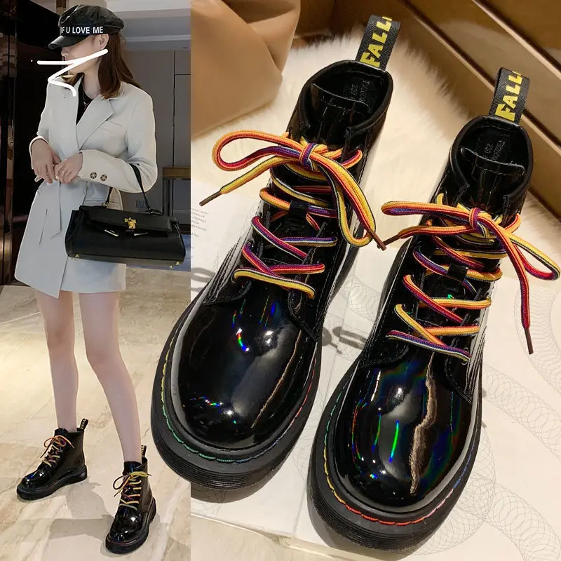 Martin BOOTS FEMALE cool NEW style 100 TAKE British WIND spring and autumn plus velvet boots fashion dazzle color lacing boots
Martin BOOTS FEMALE cool NEW style 100 TAKE British WIND spring and autumn plus velvet boots fashion dazzle color lacing boots