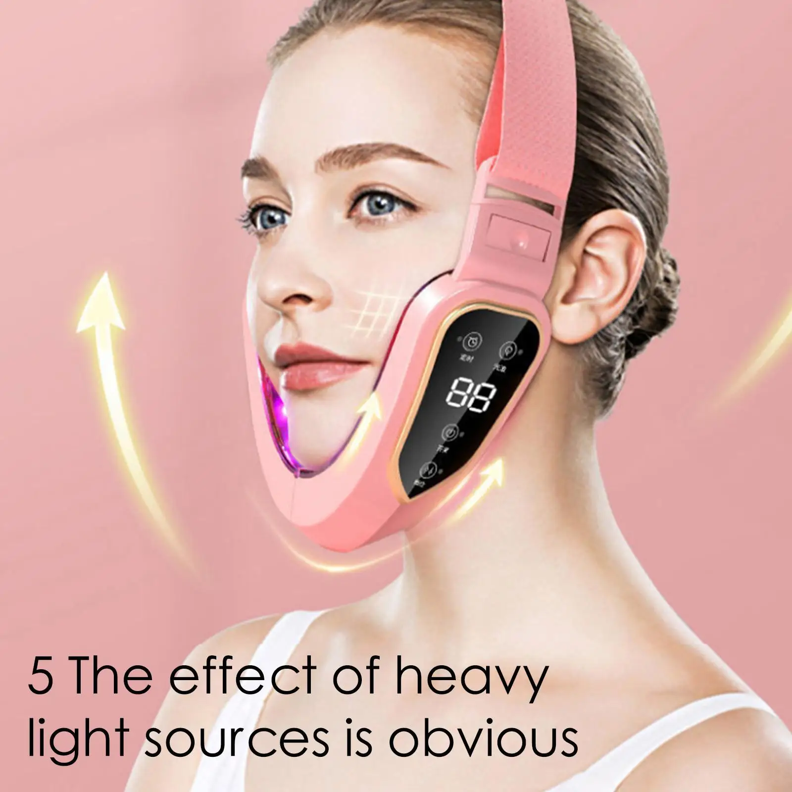Facial Lifting Device LED Photon Therapy Facial Slimming Vibration Massager Double Chin V Face Shaped Cheek Lift Belt Machine
Facial Lifting Device LED Photon Therapy Facial Slimming Vibration Massager Double Chin V Face Shaped Cheek Lift Belt Machine
